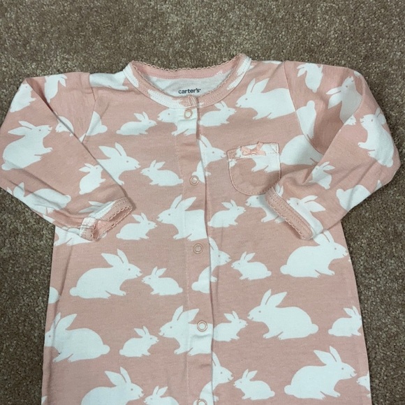 Carters 6m cotton footless bunny sleeper - Picture 2 of 5